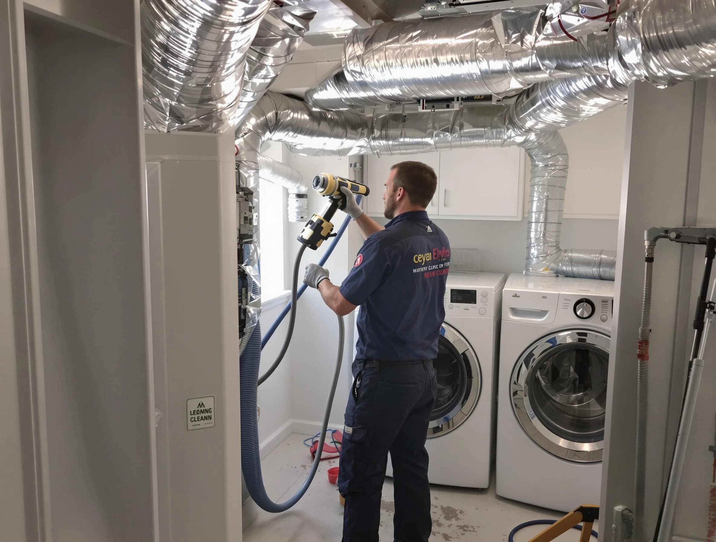Roxborough Park Dryer Vent Cleaning specialist using advanced equipment for thorough duct cleaning in Roxborough Park