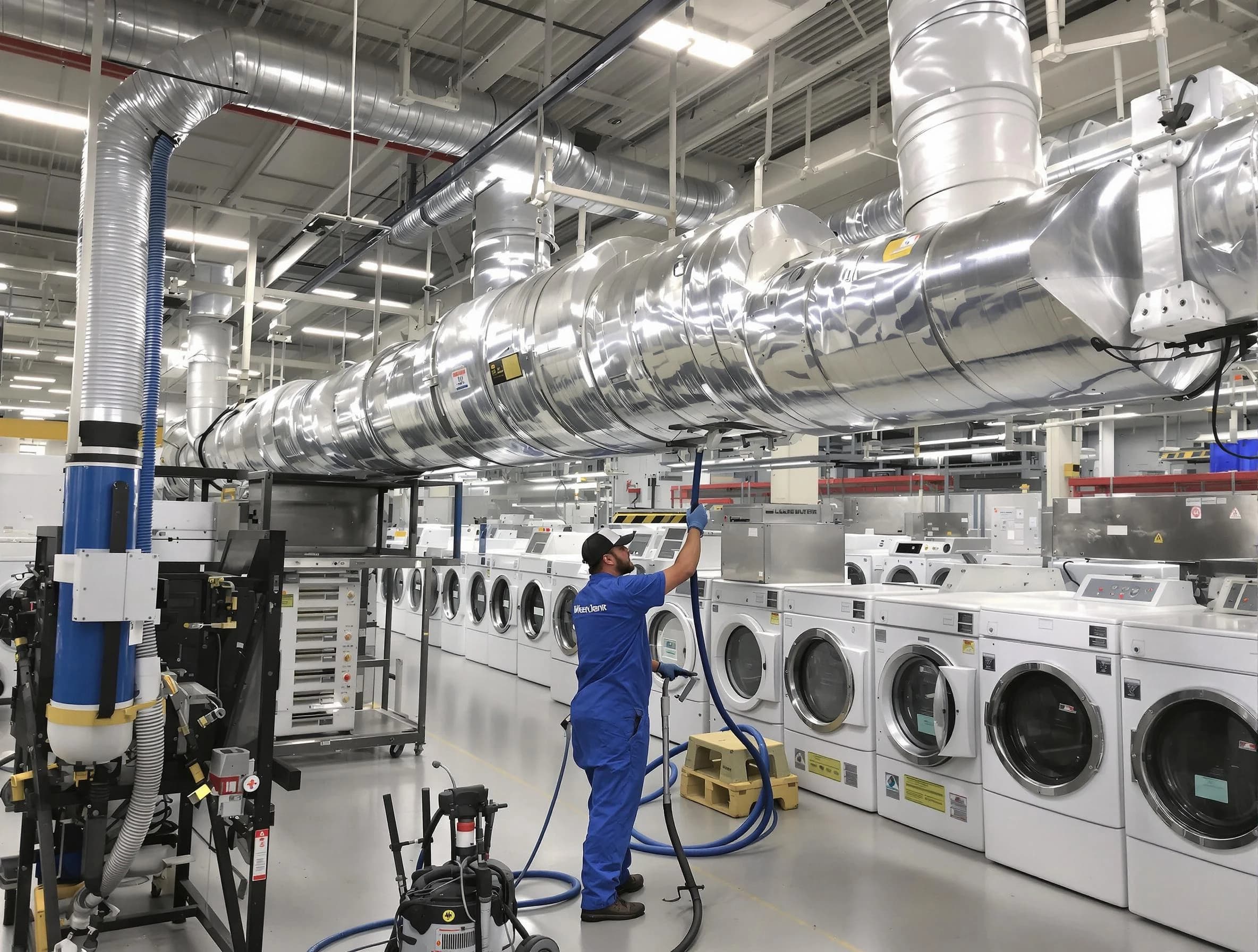 Roxborough Park Dryer Vent Cleaning team performing heavy-duty industrial dryer vent cleaning in Roxborough Park